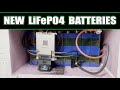 New LiFEPO4 Batteries in the OFF-Grid Shed!