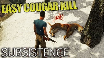How to Kill Cougars EASY! | Subsistence | Let