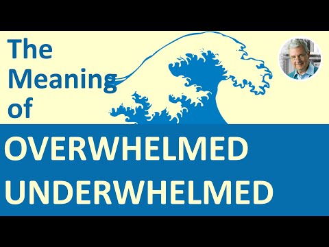 Video: Are overwhelm are un sufix?