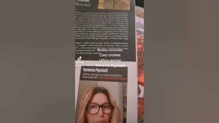 rivista nazionale ciao donna ufficio stampa Marian...