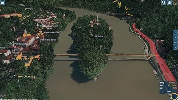 Grand Lyon virtual territory based on 3D tiles
