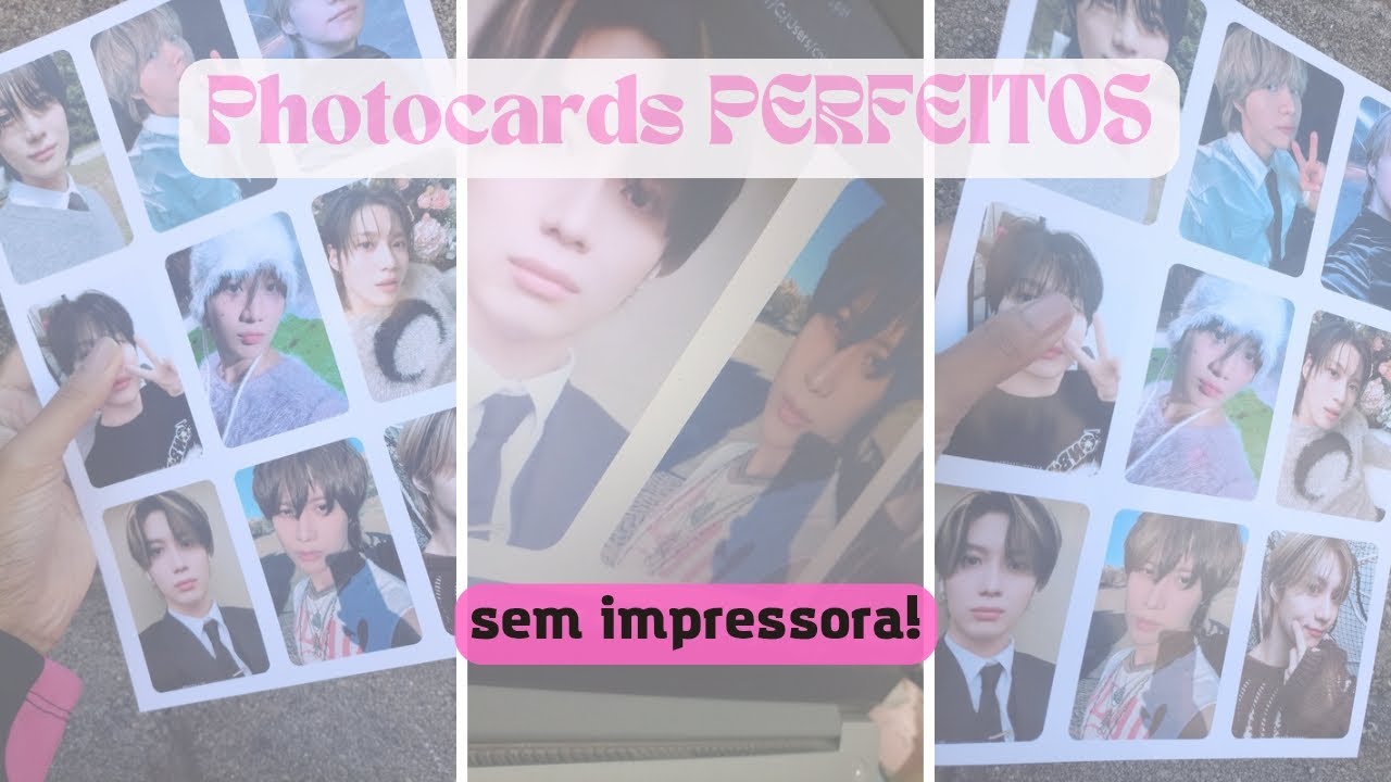 COMO FAZER SEUS PRÓPRIOS PHOTOCARDS EM CASA E SEM IMPRESSORA