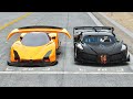 Bugatti Black Devil vs SSC Tuatara GTR at Special Stage Route X