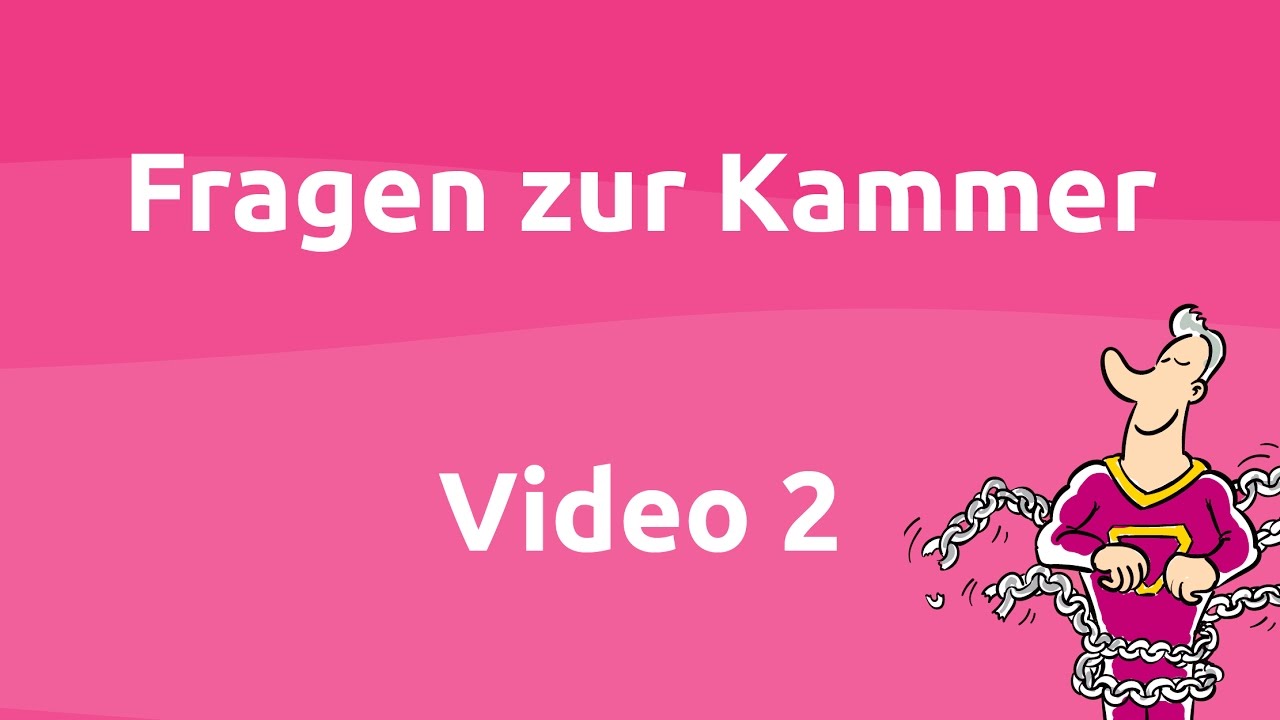 Können sich Kammer und Berufsverbände ergänzen? YouTube
