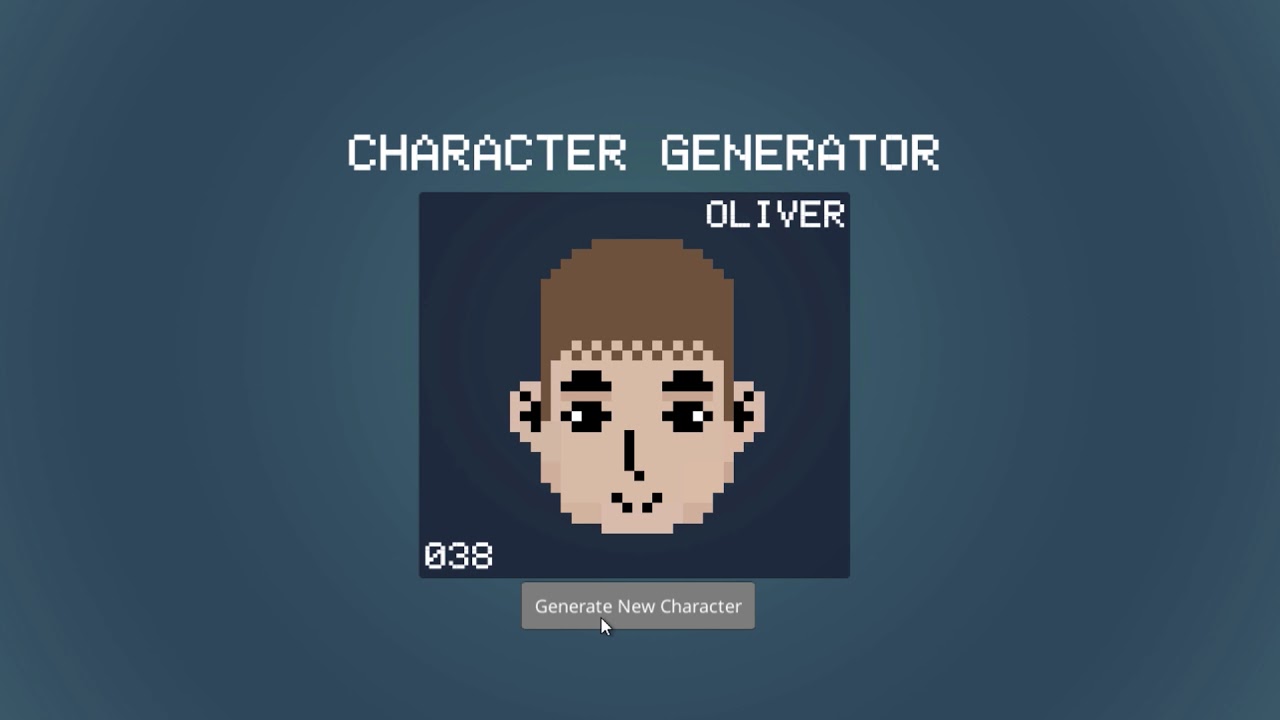Character Generator - YouTube