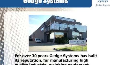 Gedge Systems Manufactures indicators, Load Cells, and Indutrial Weighing Systems