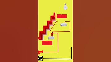 two way switch connection with ligh  electrical animation#diagram #video #electrical