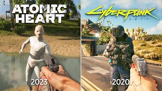 Atomic Heart против Cyberpunk 2077 - Сравнение Деталей