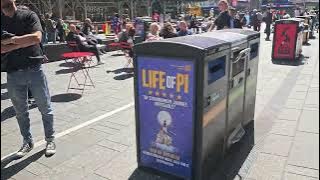 NASTY NAKED COWGIRL TIMES SQUARE NEW YORK!!! MODERN SODOM!!!