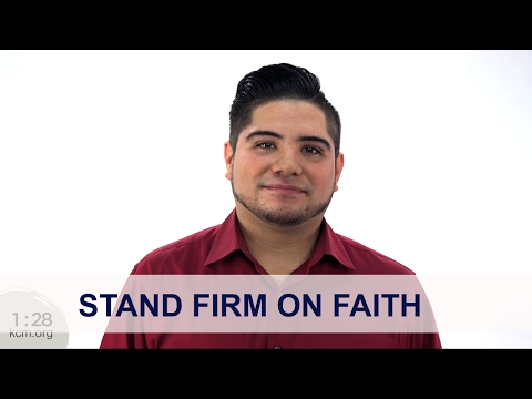 Ministry Minute: How to Stand Firm on Your Faith