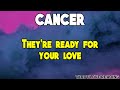 CANCER They're ready for your love, January 2022 Tarot Love Reading