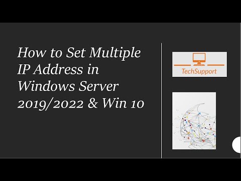 How to Set Multipal IP Address in Windows Server & Win 10