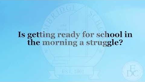 Peg Dawson: The Struggle of Getting Ready in the Morning