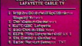 Lafayette Cable footage--Halloween 1991 (Acadiana area)