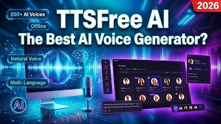Stop Paying Monthly! TTSFree AI Creates Realistic AI Voices Offline