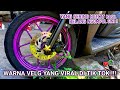 Download Lagu REPAINT VELG VARIO WARNA CANDY UNGU DASARAN PINK METALIK - UNTUK PEMULA