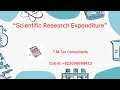 Scientific Research Expenditure