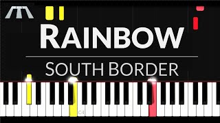 Rainbow - South Border (Piano Tutorial) screenshot 1