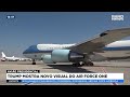 Trump mostra novo visual do Air Force One