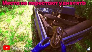 Нашёл другую дорогу к находкам. Поиск в самой дальней точке торфяников