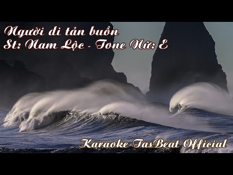 Karaoke Người Di Tản Buồn Tone Nữ | TAS BEAT