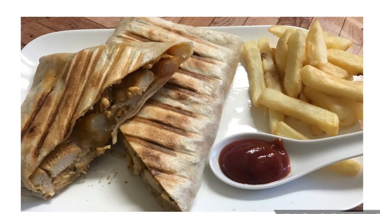 Tacos au poulet à la sauce algérien très facile à faire طاكوس بالدجاج