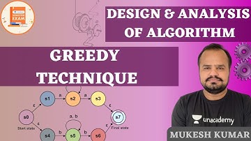 Greedy Technique | Design & Analysis of Algorithm | Mukesh Kumar