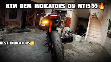 Installing KTM OEM Indicators on my MT15 | Best quality OEM Indicators for MT15 | GoPro Hero 10#mt15