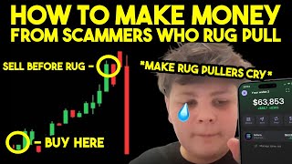 How To Make Money From Scammers Before They Rug Pull Memecoins! (SCAMMER REVENGE)