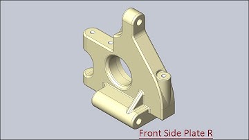 Front Side Plate R (Solid Edge Tutorial)