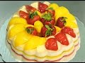 Gelatina 4 leches con frutas .- RecetasdeLuzMa