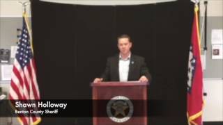 Benton County Sheriff's news conference in connection with the death of James Appleton.