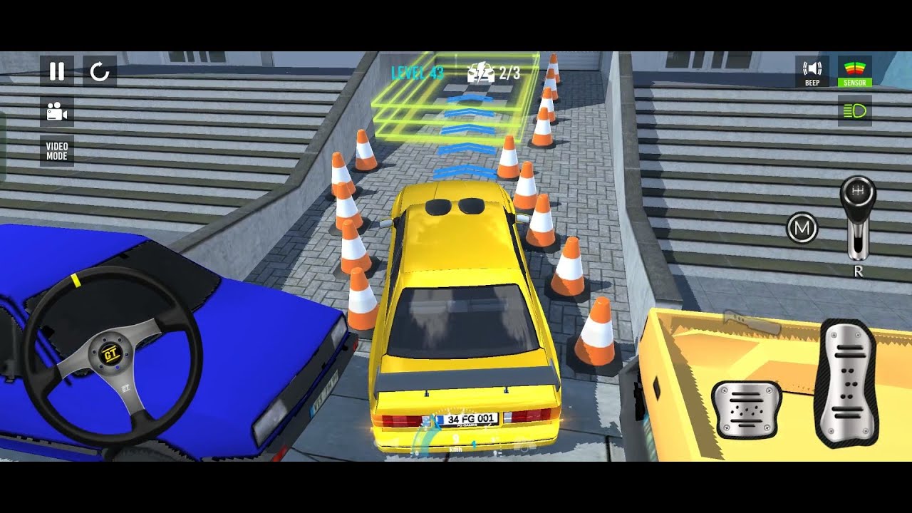 Car Parking 3D BMW M3 E30 in City Parking level 36to56 defficult parkings #3