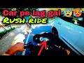 Pulsar 220f fully rush ride   full throttle  rpm test 