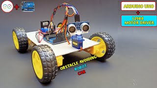 Obstacle Avoiding Robot Car Using Arduino |How to make Arduino Robot Car | #obstacleavoidingrobot