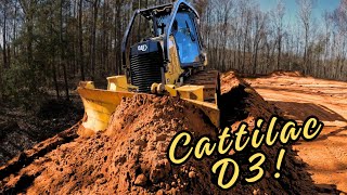 Pushing Dirt with the Cat D3 Dozer