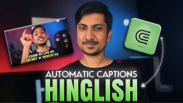 This FREE AI Tool Adds Hinglish Captions Automatically in One Click! 🔥