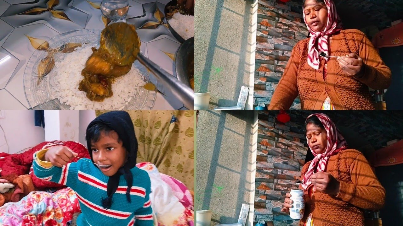 আজ দুপুরে রান্না করলাম লাল লাল চিকেন, বড় মেয়ের সব বইয়ের মলাট লাগালাম আজকে