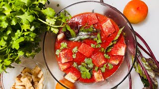 BEETROOT AND TOMATO SOUP | HEALTHY SOUP | WINTER SOUP RECIPE | Indian style BEETROOT soup @chefaabhi