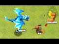 Poison Lizard Vs Max Troops &amp; All Heroes | New Pet Gameplay - Clash of clans