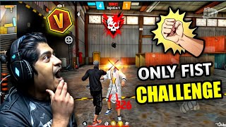 Only Fist Challenge 😱 Op Gameplay with Fist 🥶 Free Fire #viral #freefire