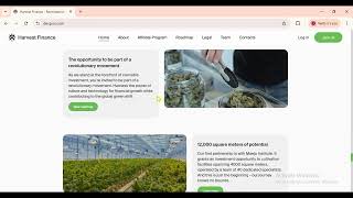 harvest finance / Procedure to withdraw from the website