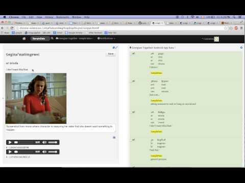 LingSync: how to edit language lessons