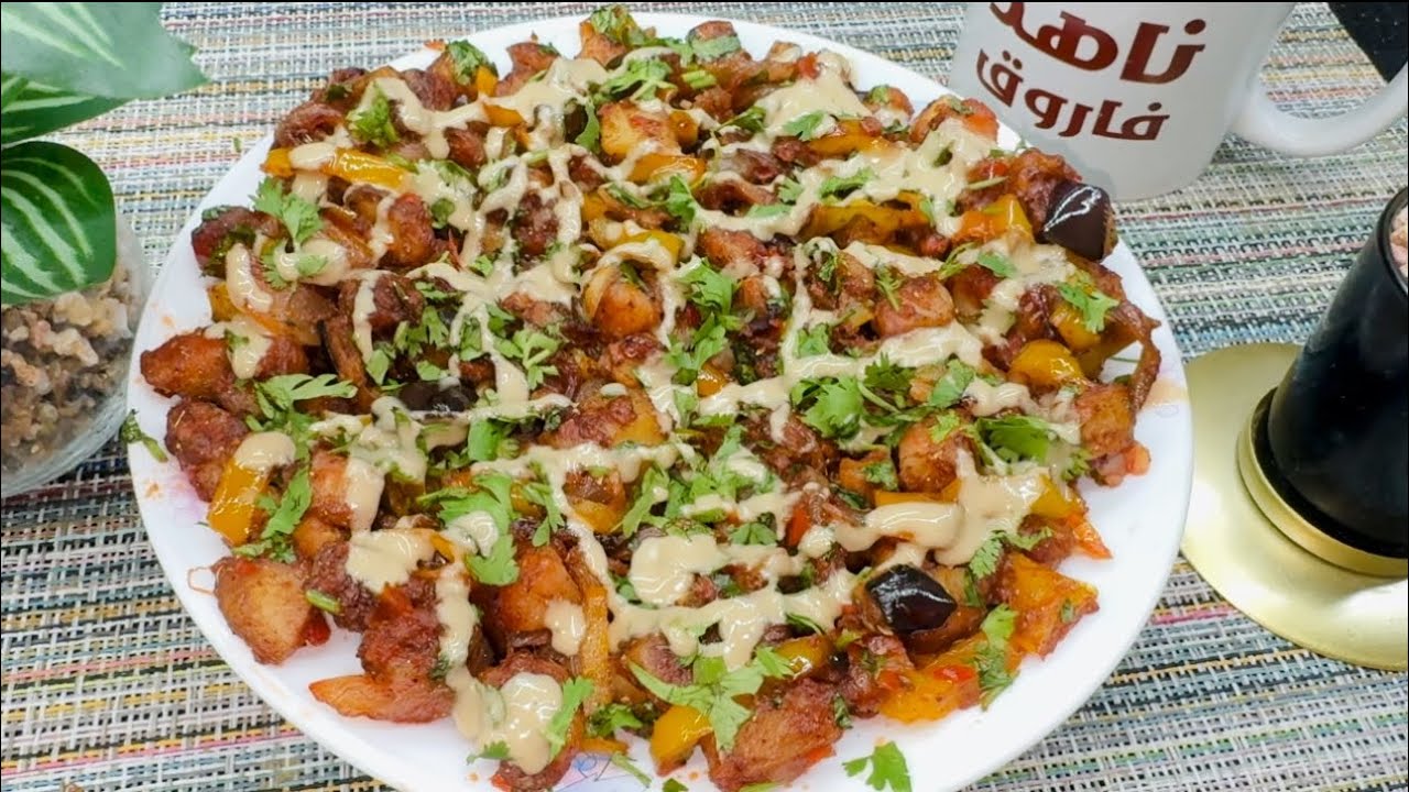 اكله جديده صيامي بحبتين بطاطس وملعقتين زيت ‼️لذيذه وتفتح النفس 