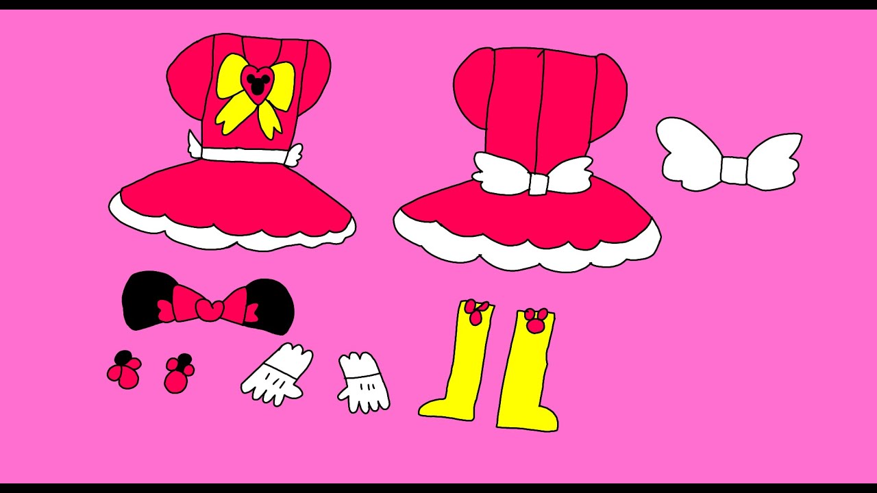 How to draw your own Disney Magical Girl character's Dress - Original Tutorial - 8-22-2022