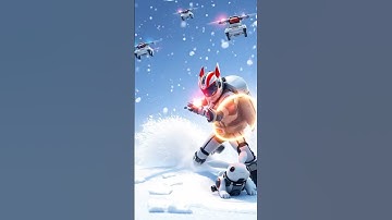 Epic Sci-Fi Rescue! Space Ranger Saves Cyber Bunny from a Snowstorm 🌌❄️ | AI-Animated Short