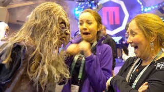SCARE PRANKS at HALLOWEEN SHOW | 😱FUNNY & SCARY! 😂
