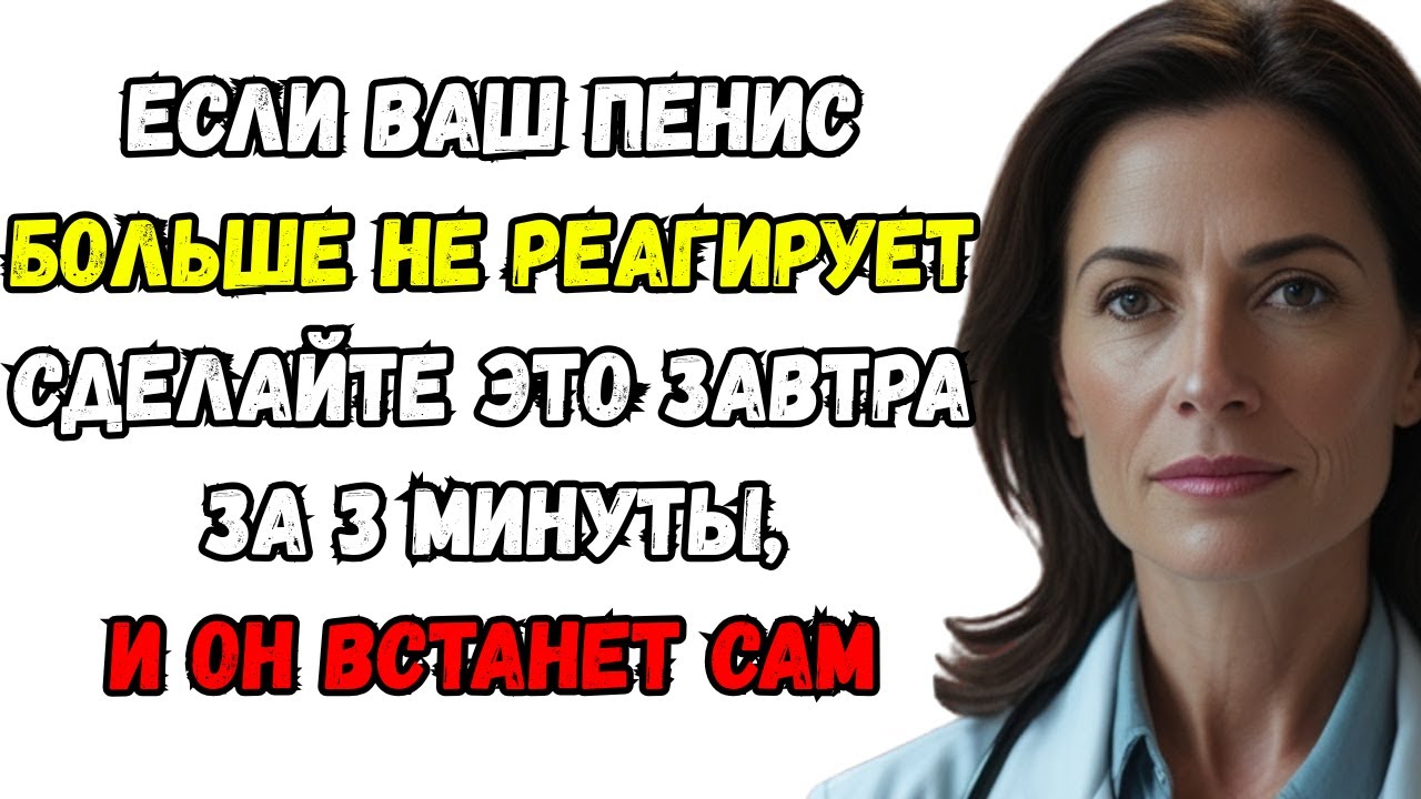 Делайте это по 3 минуты каждое утро и увидите, как восстановится ваша мужская потенция.