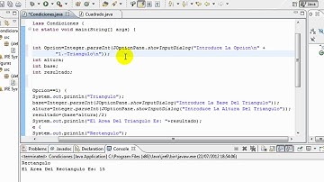 3.- Programando con Java - Programa de Opciones (Condiciones, if else)-parte 2