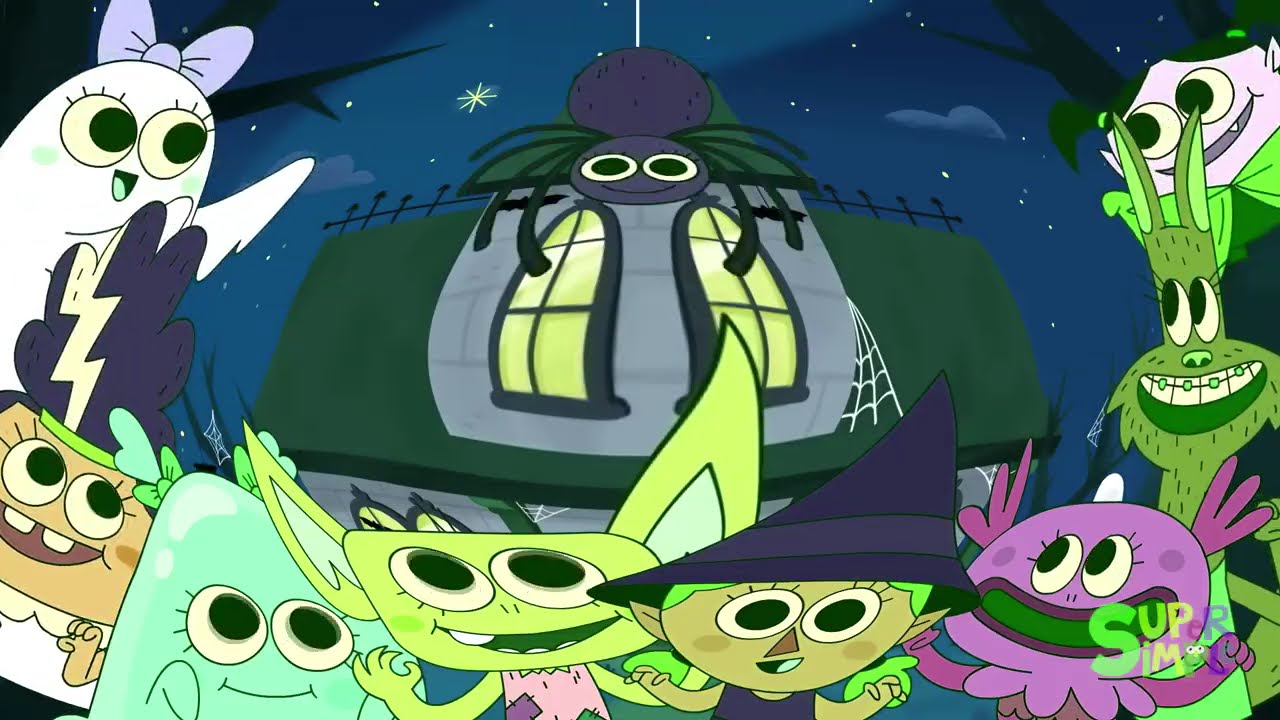 Super Simple Songs Let's Decorate The House For Halloween Intro Logo Sponsored By Klasky Csupo 2001